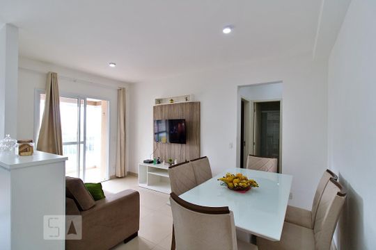 Sala de apartamento para alugar com 1 quarto, 45m² em Fazenda Morumbi, São Paulo