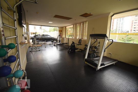 Área comum - Academia de apartamento para alugar com 1 quarto, 30m² em Sul (águas Claras), Brasília