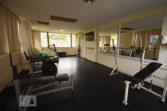 Área comum - Academia de apartamento para alugar com 1 quarto, 30m² em Sul (águas Claras), Brasília