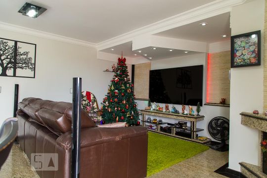 Sala da cobertura de apartamento à venda com 3 quartos, 200m² em Jardim Oriental, São Paulo
