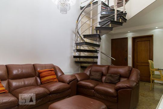 Sala de Estar de apartamento à venda com 3 quartos, 200m² em Jardim Oriental, São Paulo