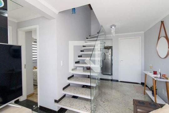 Sala de apartamento à venda com 2 quartos, 75m² em Novo Mundo, Curitiba