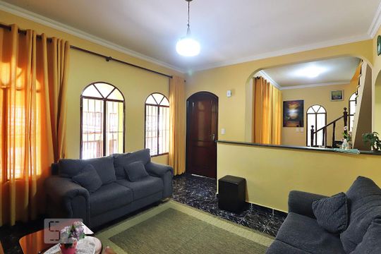 Sala de casa à venda com 5 quartos, 392m² em Parque Oratorio, Santo André