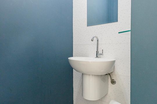 Lavabo de apartamento à venda com 1 quarto, 49m² em Pinheiros, São Paulo