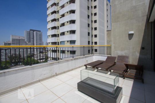 Área Externa de kitnet/studio à venda com 1 quarto, 35m² em Jardim Novo Santo Amaro, São Paulo