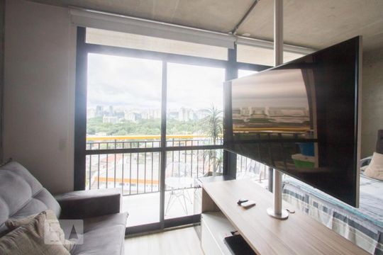 Sala de kitnet/studio à venda com 1 quarto, 35m² em Jardim Novo Santo Amaro, São Paulo