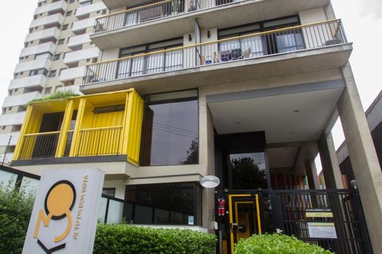Fachada de kitnet/studio à venda com 1 quarto, 35m² em Jardim Novo Santo Amaro, São Paulo