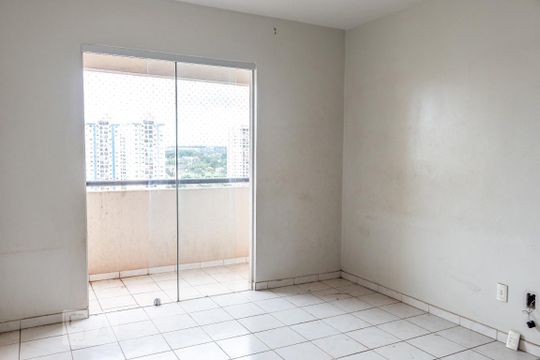 Sala de Estar de apartamento para alugar com 2 quartos, 58m² em Residencial Eldorado, Goiânia