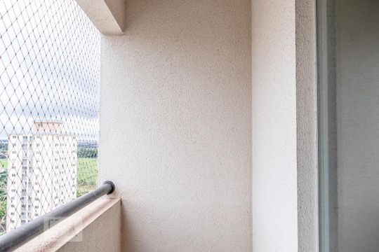 Varanda da Sala de apartamento para alugar com 2 quartos, 58m² em Residencial Eldorado, Goiânia