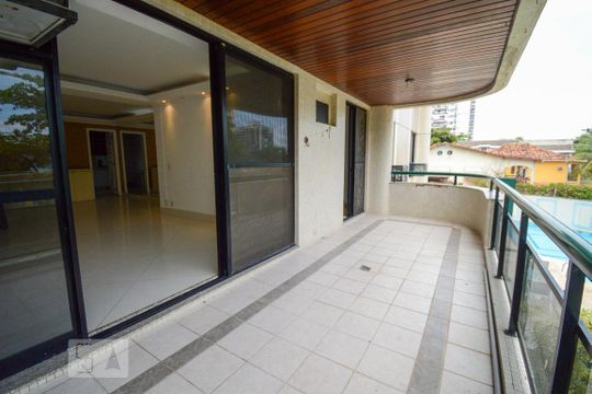 Varanda de apartamento à venda com 4 quartos, 145m² em Recreio dos Bandeirantes, Rio de Janeiro