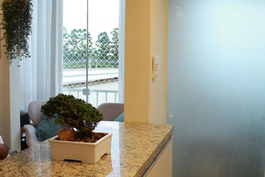 Cozinha de apartamento para alugar com 2 quartos, 52m² em Fátima, Canoas