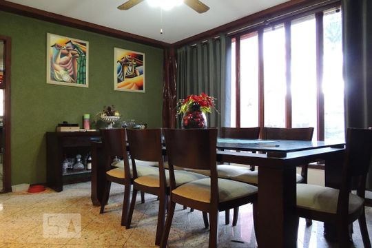 Sala de Jantar de casa de condomínio à venda com 4 quartos, 301m² em Taquara, Rio de Janeiro