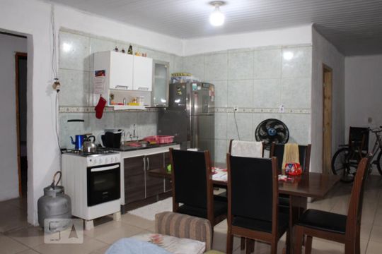 Sala/Cozinha de casa à venda com 3 quartos, 80m² em Guajuviras, Canoas