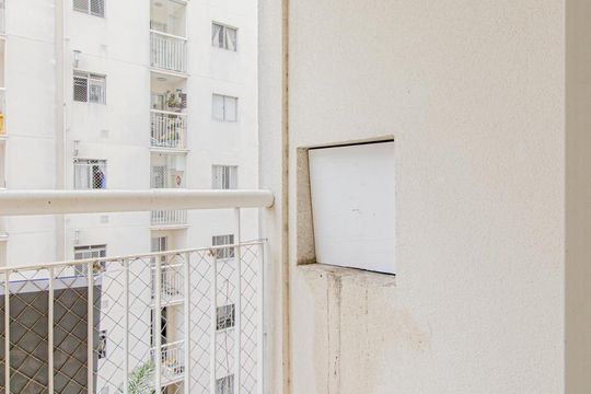 Varanda gourmet de apartamento à venda com 3 quartos, 70m² em Guaíra, Curitiba