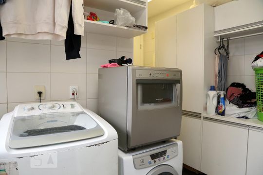 Área de Serviço de apartamento à venda com 4 quartos, 142m² em Vila Andrade, São Paulo
