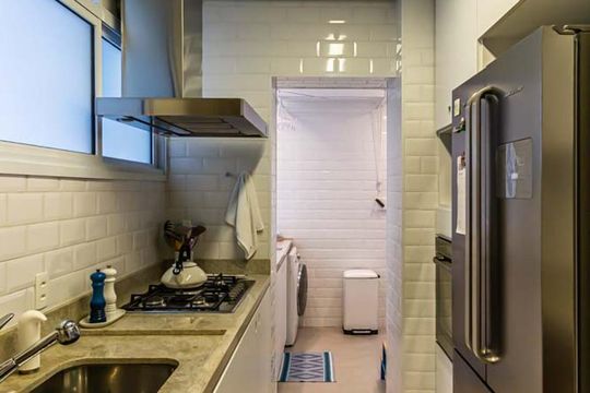 Cozinha de apartamento à venda com 2 quartos, 98m² em Jardim Paulista, São Paulo