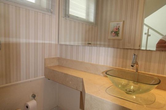 Lavabo de casa de condomínio à venda com 4 quartos, 407m² em Jardim do Sol, Campinas
