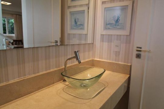 Lavabo de casa de condomínio à venda com 4 quartos, 407m² em Jardim do Sol, Campinas
