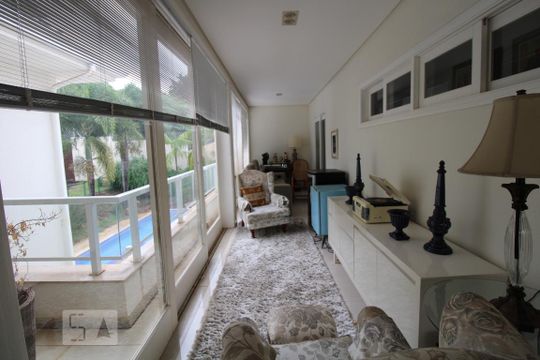 Varanda de casa de condomínio à venda com 4 quartos, 407m² em Jardim do Sol, Campinas