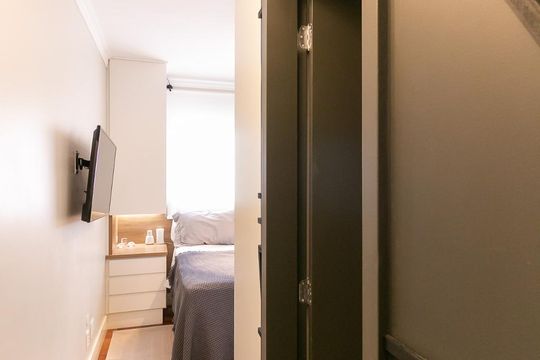 Quarto - Suíte de apartamento para alugar com 1 quarto, 57m² em Vila Monte Alegre, São Paulo