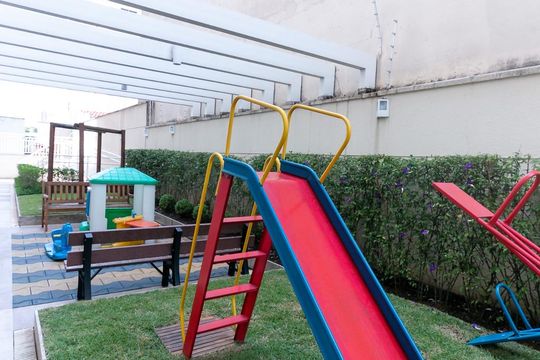 Área Comum - Playground de apartamento para alugar com 1 quarto, 57m² em Vila Monte Alegre, São Paulo
