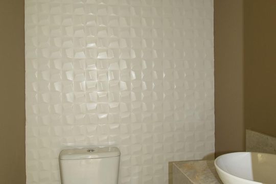Lavabo de casa de condomínio à venda com 3 quartos, 140m² em Campo Novo, Porto Alegre
