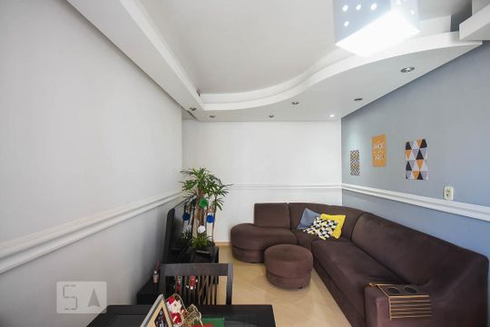 Sala de apartamento à venda com 2 quartos, 60m² em Jardim Monte Alegre, Taboão da Serra
