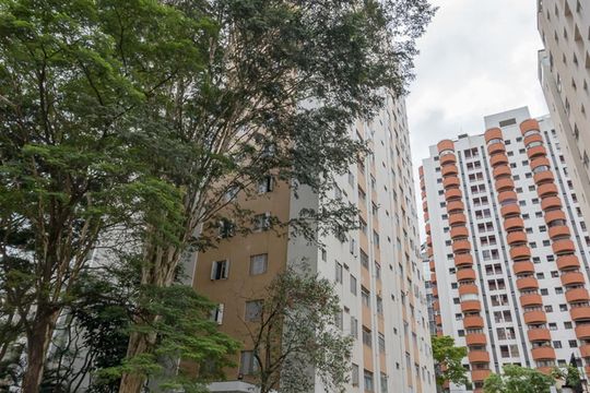Fachada de apartamento à venda com 2 quartos, 87m² em Brooklin, São Paulo