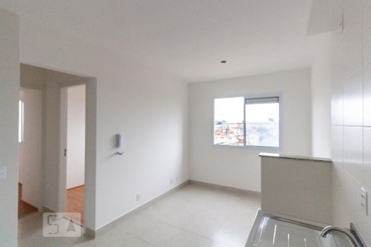 Sala/Cozinha de apartamento à venda com 2 quartos, 32m² em Jardim Planalto, São Paulo