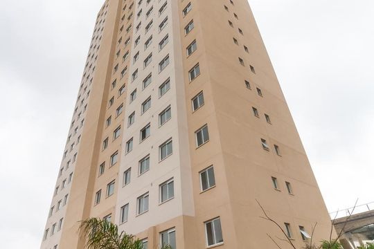 Fachada do bloco de apartamento à venda com 2 quartos, 32m² em Jardim Planalto, São Paulo