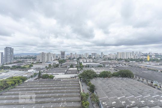 Vista Sala de apartamento à venda com 1 quarto, 69m² em Vila Leopoldina, São Paulo
