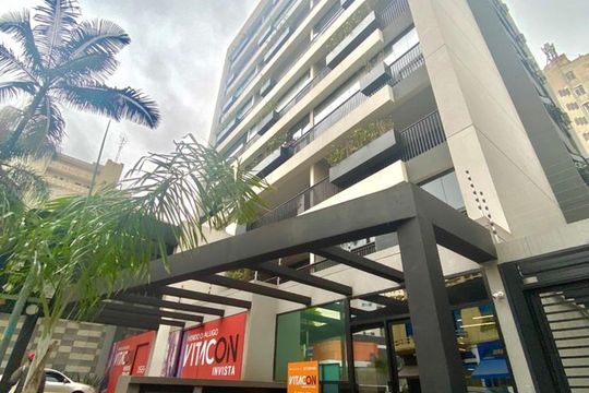 Fachada de kitnet/studio à venda com 1 quarto, 33m² em Vila Buarque, São Paulo