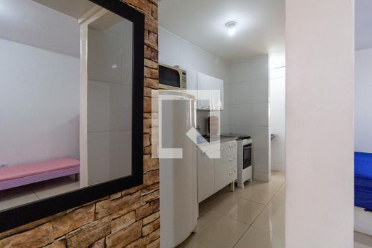 Cozinha de kitnet/studio à venda com 1 quarto, 33m² em Campos Elíseos, São Paulo