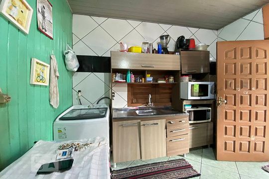 Cozinha de casa para alugar com 2 quartos, 100m² em Roselândia, Novo Hamburgo