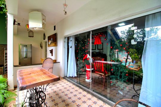 Varanda da Sala de Jantar de casa à venda com 4 quartos, 600m² em Vila Curuçá, Santo André
