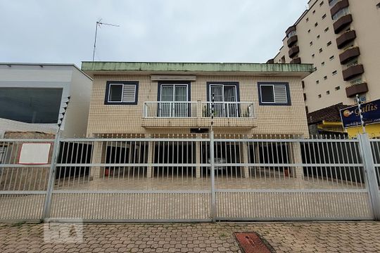 Fachada de apartamento para alugar com 1 quarto, 70m² em Vila Caiçara, Praia Grande