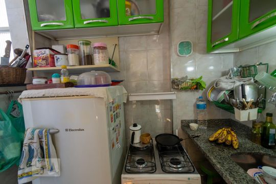Cozinha e Área de Serviço de apartamento à venda com 1 quarto, 40m² em Rio Comprido, Rio de Janeiro