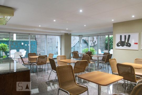 Área comum - Salão de Festas de apartamento à venda com 2 quartos, 150m² em Jardim Botânico, Rio de Janeiro