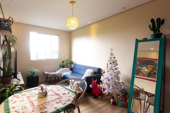 Sala de apartamento à venda com 2 quartos, 56m² em Vila Regina, São Paulo