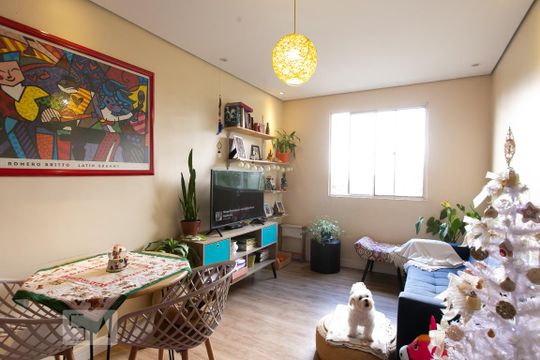 Sala de apartamento à venda com 2 quartos, 56m² em Vila Regina, São Paulo