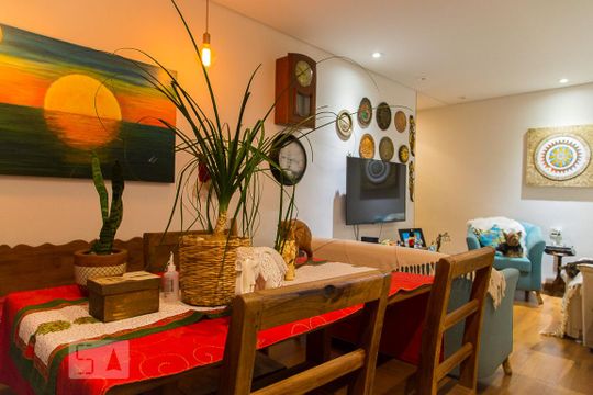 Sala de jantar de apartamento à venda com 2 quartos, 70m² em Vila Santa Catarina, São Paulo