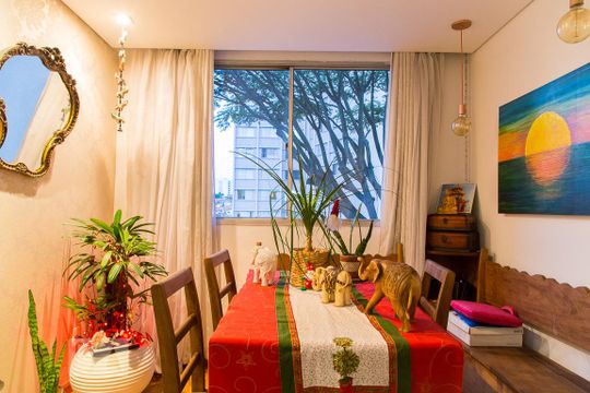 Sala de jantar de apartamento à venda com 2 quartos, 70m² em Vila Santa Catarina, São Paulo
