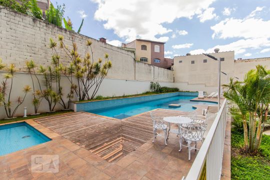 Área comum - Piscina de apartamento para alugar com 3 quartos, 72m² em Parque Jaçatuba, Santo André