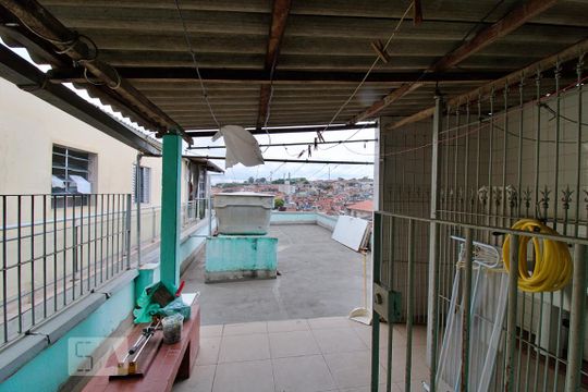 Área de Serviço de casa para alugar com 2 quartos, 54m² em Jardim Paris, São Paulo