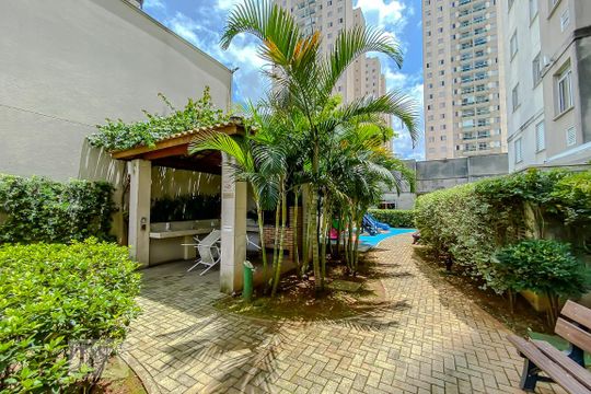 Área comum - Churrasqueira de apartamento para alugar com 2 quartos, 44m² em Maranhão, São Paulo