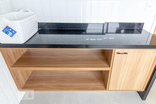 Área comum - Lavanderia de kitnet/studio para alugar com 1 quarto, 16m² em Bela Vista, São Paulo
