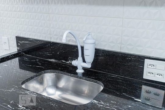 Detalhe cozinha de apartamento à venda com 2 quartos, 46m² em Jardim das Gracas, São Paulo