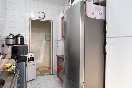 Cozinha de apartamento à venda com 2 quartos, 46m² em Padroeira, Osasco