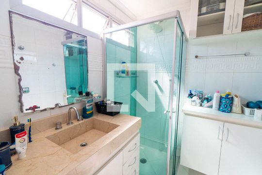 Banheiro da Suíte de apartamento para alugar com 3 quartos, 101m² em Vila Clementino, São Paulo