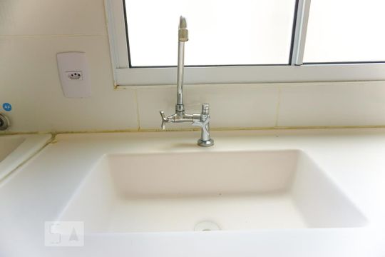 Detalhe da Cozinha e Área de Serviço de apartamento à venda com 2 quartos, 40m² em Campo Grande, Rio de Janeiro